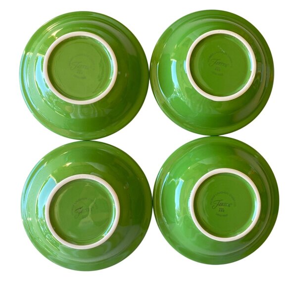 Fiestaware Shamrock Green dessert berry bowls Discontinued 5.25" - Picture 4 of 6
